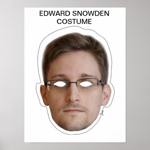 Edward Snowden Costume Poster