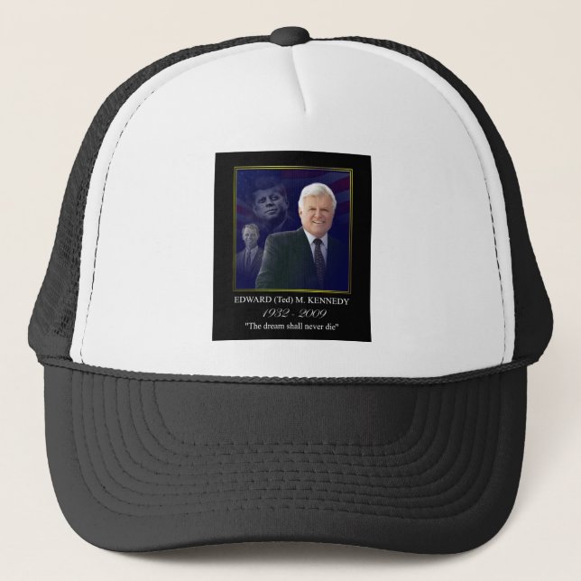 Edward (Ted) Kennedy - In Memorium Trucker Hat (Front)