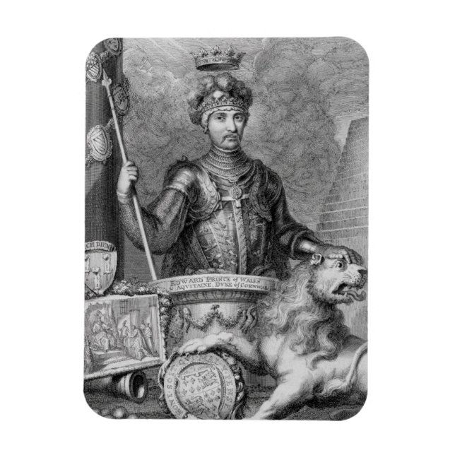 Edward The Black Prince (1330-76) after the monume Magnet (Vertical)