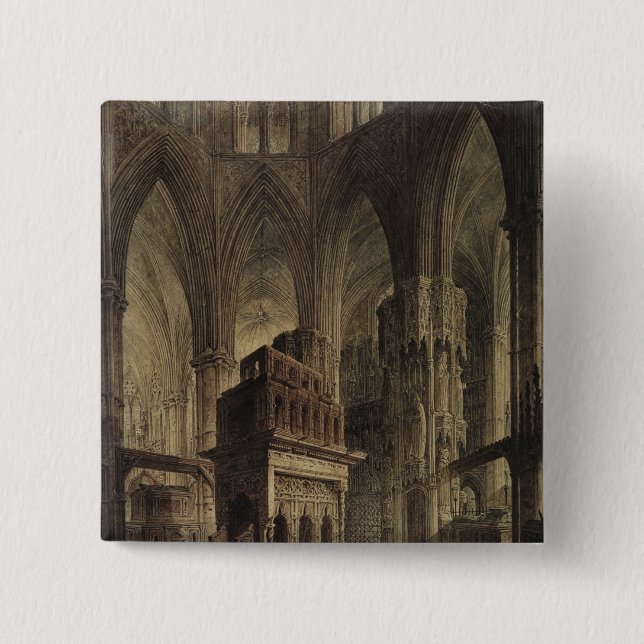 Edward the Confessor's Shrine, Westminster Abbey Pinback Button (Front)