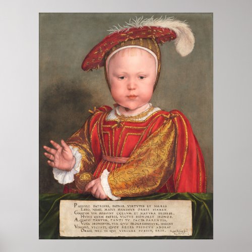 Edward VI _ Hans Holbein Fine Art Poster