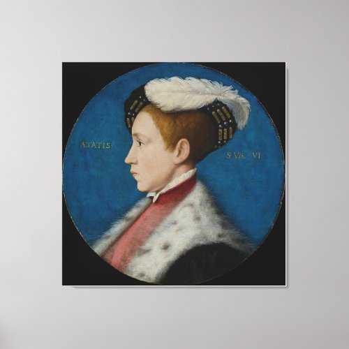 EDWARD VI KING OF ENGLAND CANVAS