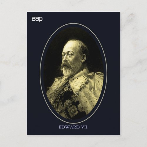 Edward VII King of England Postcard