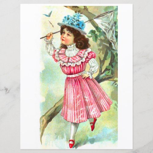 Edwardian Fashion Plate Print for Decoupage