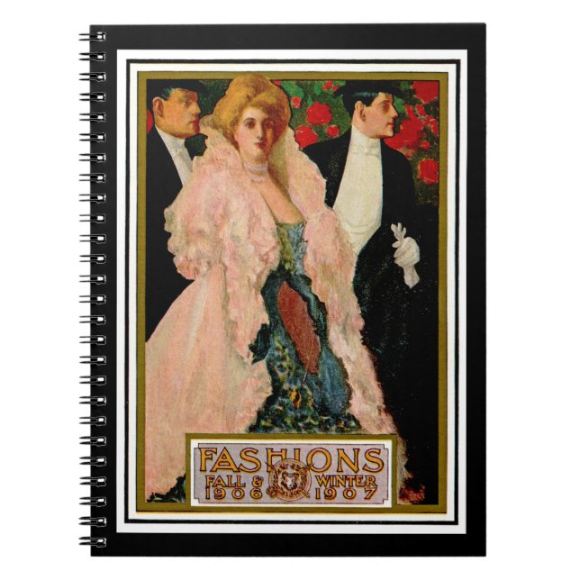 Edwardian Fashions: Fall and Winter 1906 and 1907 Notebook (Front)