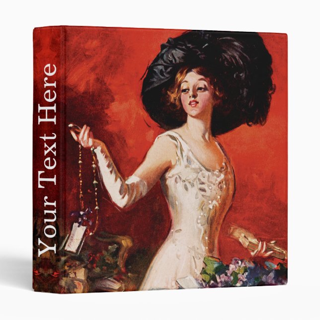 Edwardian Glamor Girl Binder (Front/Spine)