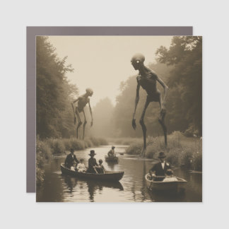 Edwardian Serenity with Lurking Shadows Car Magnet