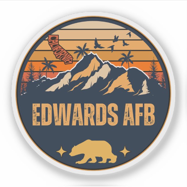Edwards AFB, California Sticker (Front)