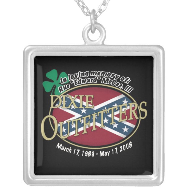 Edward's Dixie Outfitters memorial necklace (Front)