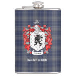 Edwards Family Crest And Tartan Plaid Flask at Zazzle