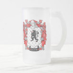 Edwards Family Crest - Wales-canada Frosted Glass Beer Mug at Zazzle