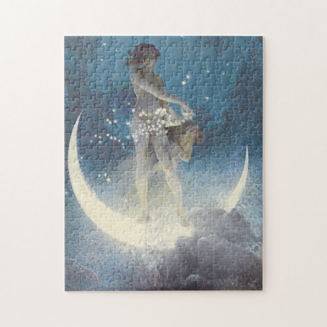 Edwin Blashfield Stars Scattering Art Nouveau Jigsaw Puzzle (Vertical)
