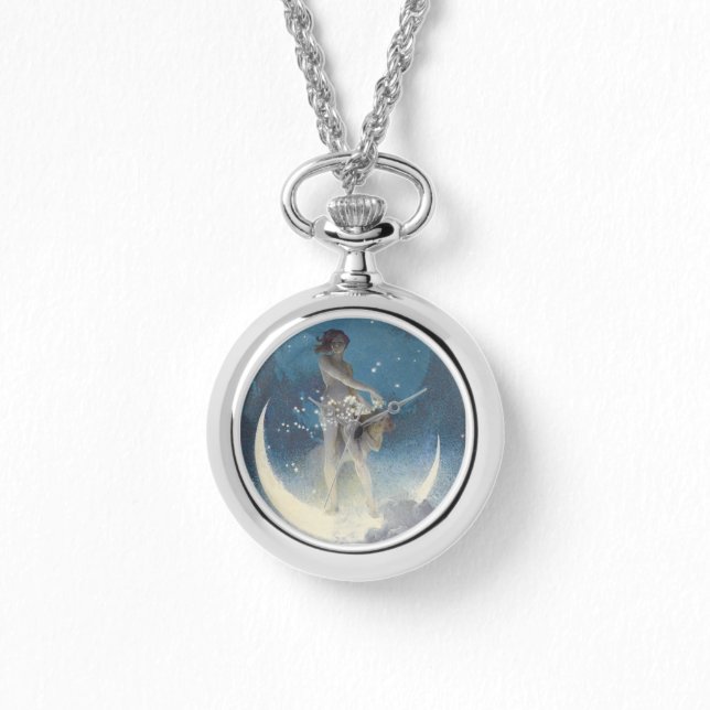 Edwin Blashfield Stars Scattering Art Nouveau Watch (Front)