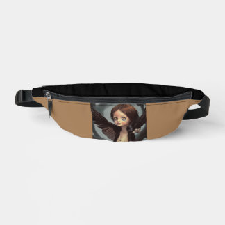 Edwin gothic black bird crow grunge fanny pack