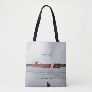 Edwin H. Gott all over tote bag