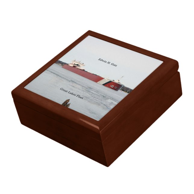 Edwin H. Gott Keepsake box (Side)