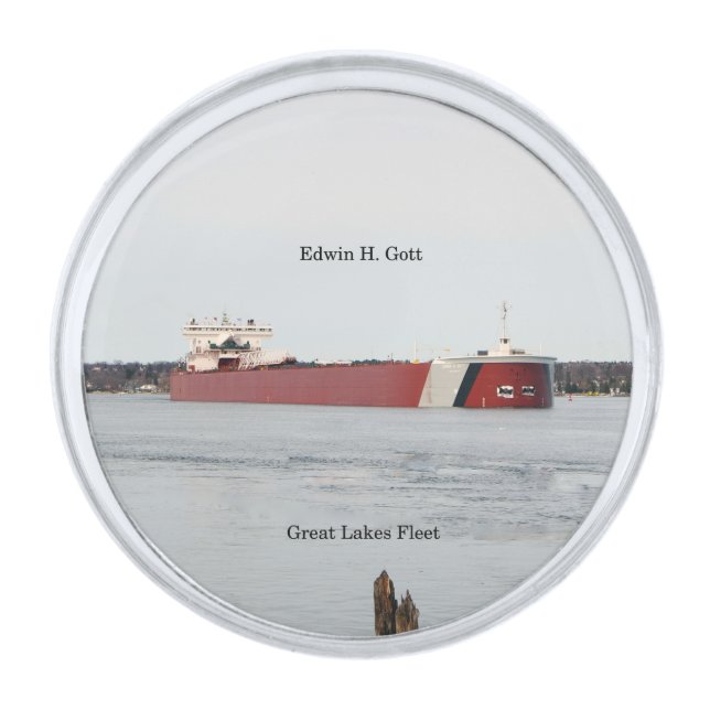 Edwin H. Gott lapel pin (Front)