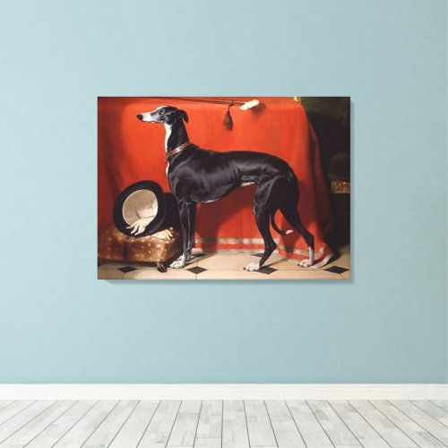 Edwin landseer A Favorite Greyhound of Prince Albe Canvas Print