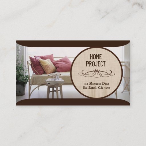Customizable Edy's Home Project Business Cards