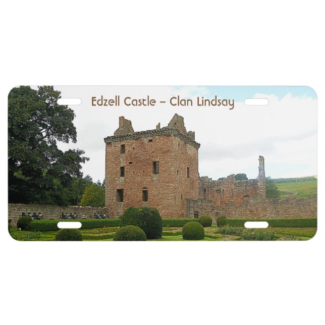 Edzell Castle – Clan Lindsay License Plate (Front)