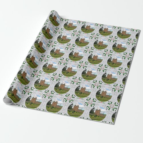 Edzell Castle  Lindsay Clan Wrapping Paper