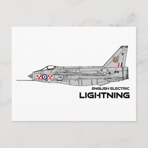 EE Lightning _ 56 Squadron RAF Postcard