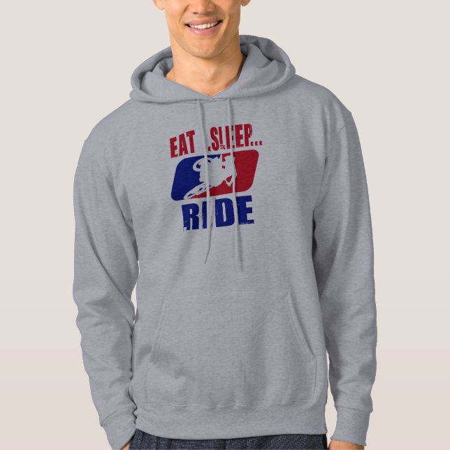 Eeat Sleep and ride 2013 Hoodie (Front)