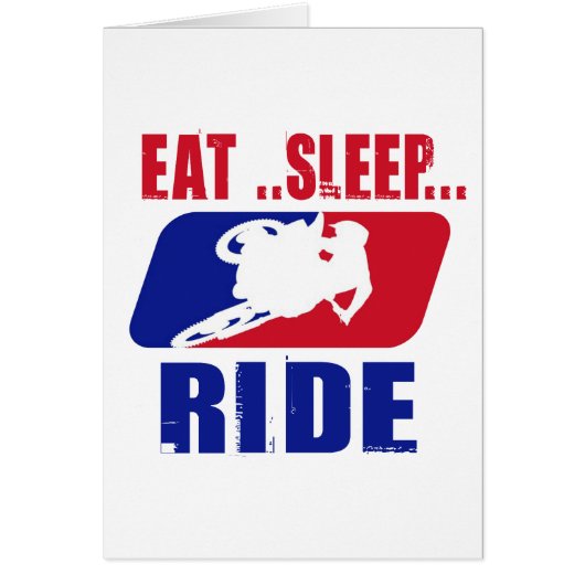 Eeat Sleep and ride Cards (Front)
