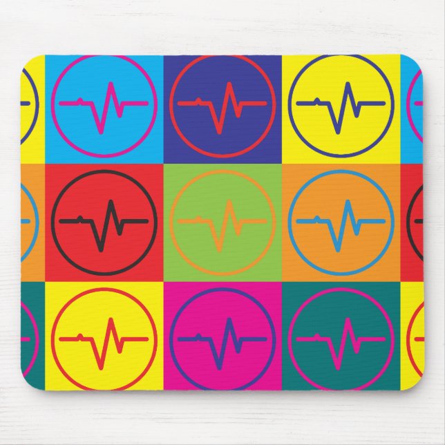 EEG Pop Art Mouse Pad (Front)