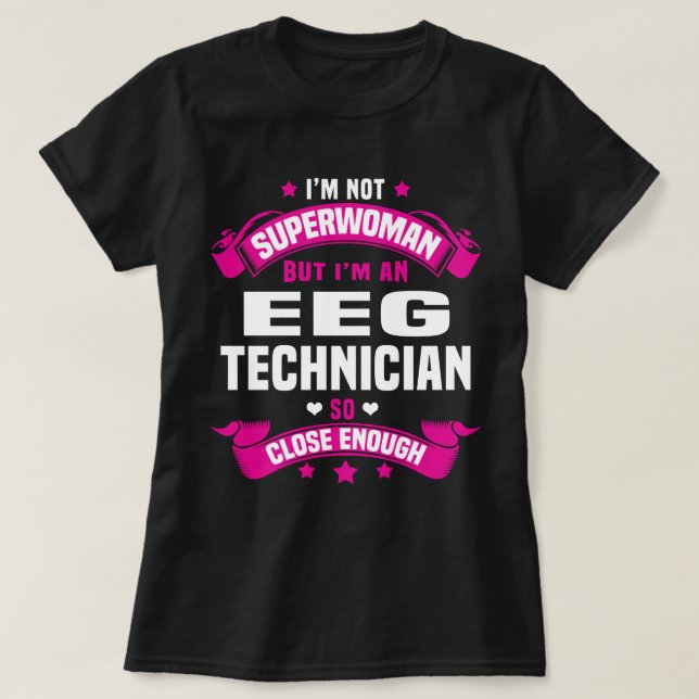 EEG Technician T-Shirt (Design Front)