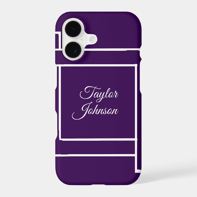 Eegant, simple, Personalized name, newest  Case-Mate iPhone Case (Back)