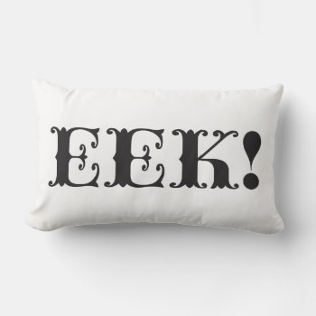Eek-boo! Reversible Pillow by ericar70 at Zazzle