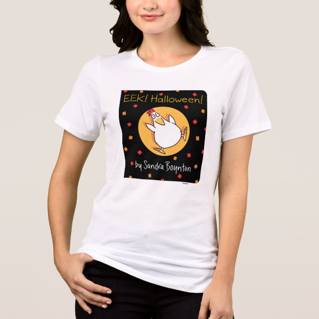 EEK! HALLOWEEN! BOOK COVER Sandra Boynton Tri-Blend Shirt (Front)