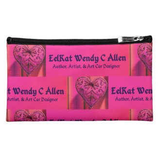 EelKat Wendy Christine Allen - author logo Cosmetic Bag