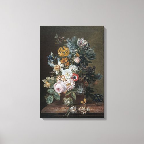 Eelke Jelles Eelkema Still Life With Flowers Canvas Print