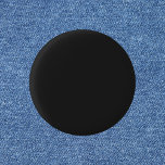 Eerie Black Solid Color Button<br><div class="desc">An intense and sophisticated deep black that exudes timeless elegance.Perfect for those seeking to make a bold statement.This powerful hue captures the essence of mystery and sophistication.This rich black color is the ultimate choice for a striking and refined aesthetic.</div>