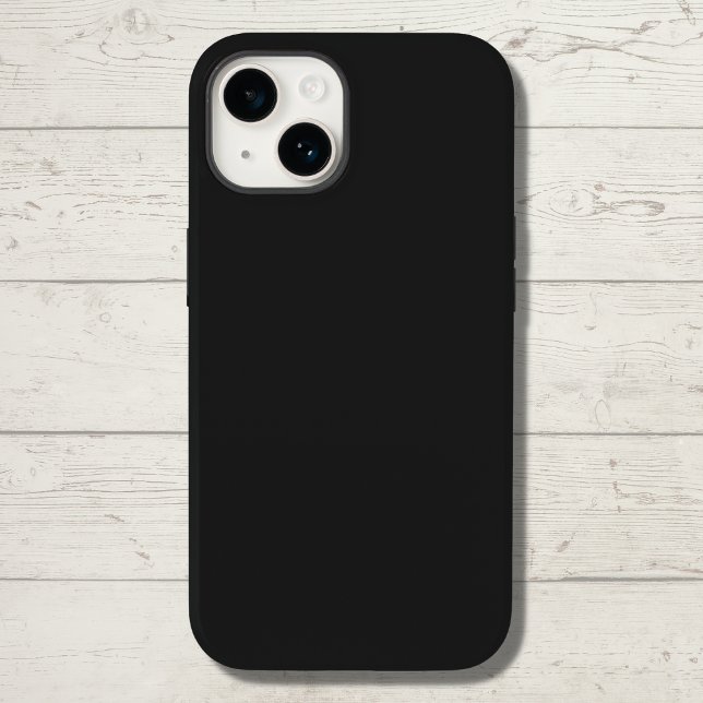 Eerie Black Solid Color Case-Mate iPhone Case (Creator Uploaded)