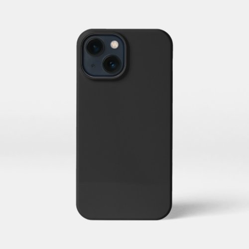 Eerie Black Solid Color iPhone 13 Mini Case