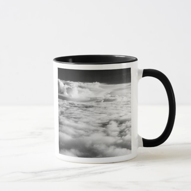 Eerie cloudscape at sunrise. 2 mug (Right)
