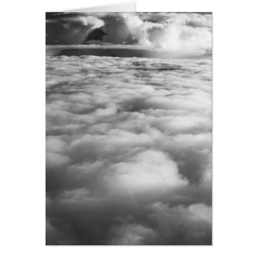 Eerie cloudscape at sunrise. cards (Front)