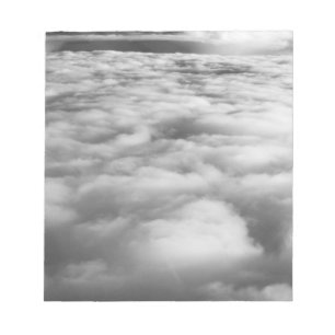 Eerie cloudscape at sunrise. notepad
