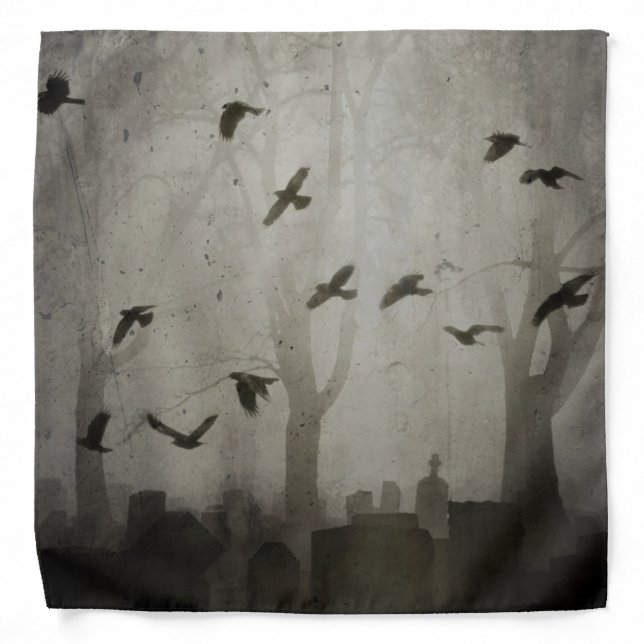 Eerie Dance Of The Crows Bandana (Front)
