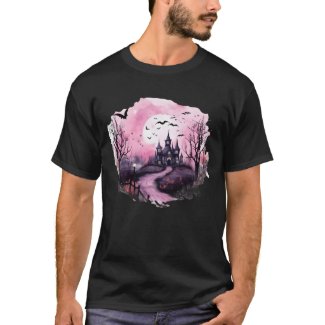 Eerie Escape: Haunted House-Themed Collection T-Shirt