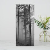 EERIE FOREST TREES LEAVES B&W (Standing Front)