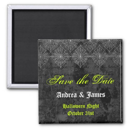 Eerie Halloween Wedding Save the Date Magnet