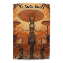 Eerie Mushroom Queen, Garden Flag