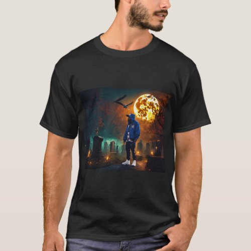 Eerie Ravens Domain Tshrit Design T_Shirt