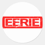 Eerie Stamp Classic Round Sticker