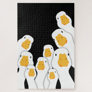 Eerie Surveillance: Geese Monitoring from Space Jigsaw Puzzle