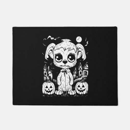 Eerily Enchanting Scary Dogs Halloween Collection  Doormat